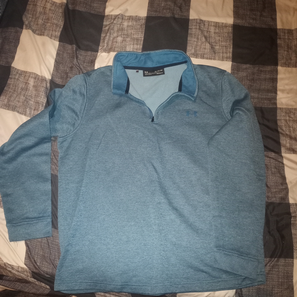 Under Armour Men's Blue Quarter-Zip Sweatshirt